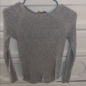 ABERCROMBIE GREY SWEATER